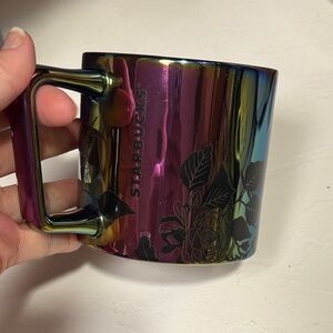 Starbucks Oilslick Floral Mug